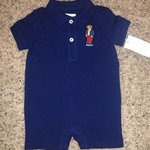 NWT polo Ralph Lauren bear romper